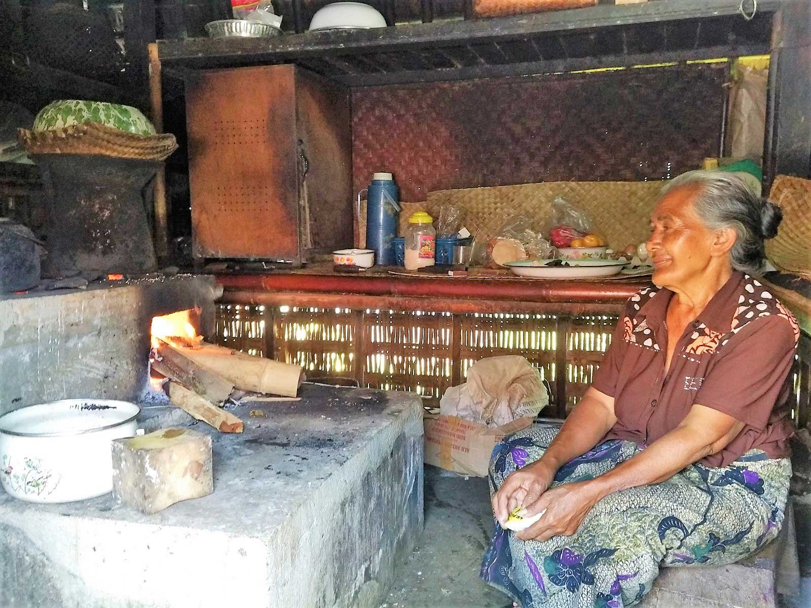 バリ島パンリプラン村の伝統的な生活