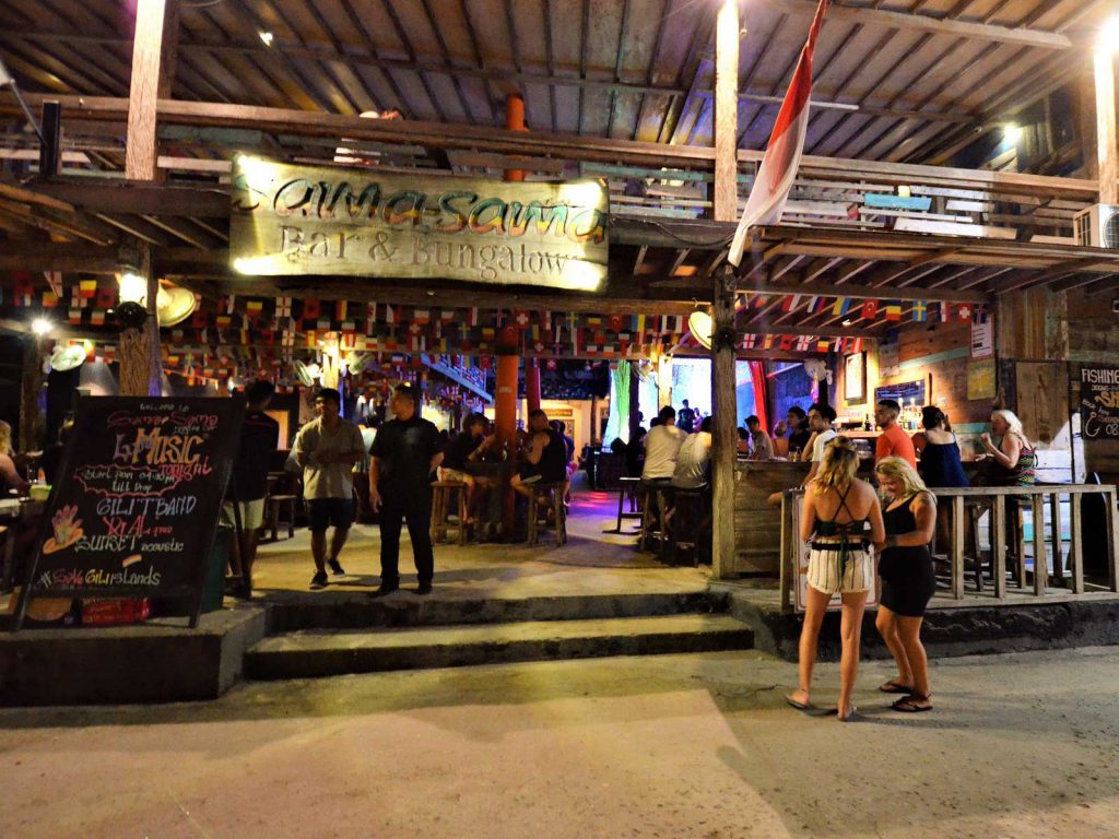 ギリ島トラワンガンの夜遊びクラブ情報
