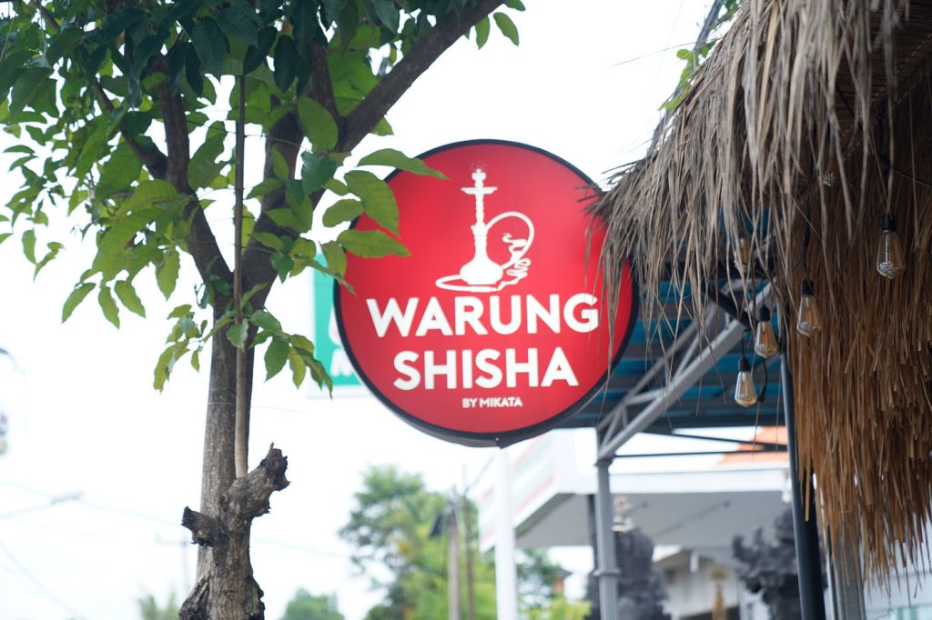 Warung Shishaの看板