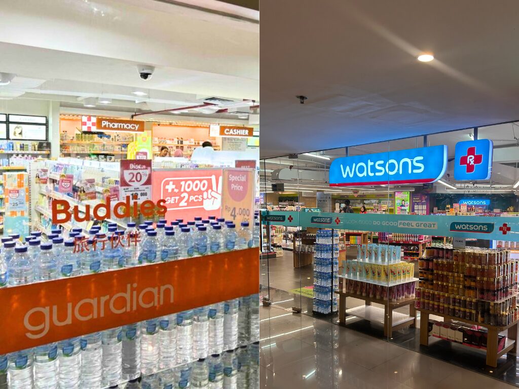 ビーチウォーク地下の薬局